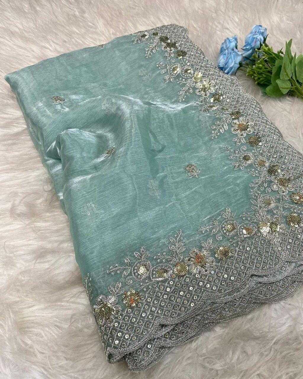 Ynf Jimmy Choo RIN134 Prisha-3 Silk Sarees Wholesale Soft Silk Sarees Designer Silk Sarees Embroidered Silk Sarees Manufacturer
