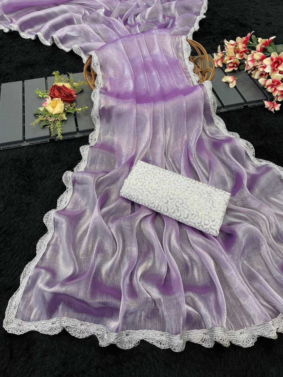 Ynf Jimmy Choo RIN216 Shreya Sarees Wedding Collections Festive Collections Wholesale Jimmy Choo Sarees Lace Border Sarees Sarees With Blouse Manufacturer