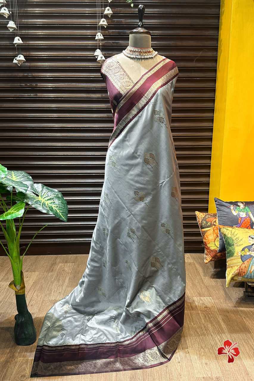 Ynf Kanjivaram Silk KESH505 KANCHI BORDER 102 Sarees Wedding Collections Festive Collections Wholesale Kanchipuram Sarees Zari Border Sarees Sarees With Blouse Manufacturer