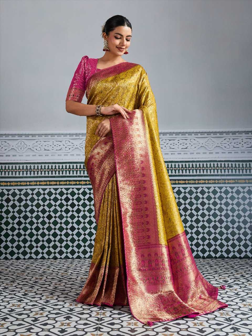 Ynf Kanjivaram Silk RIN197 3119 Silk Sarees Wholesale Bridal Silk Sarees Party Wear Silk Sarees Designer Silk Sarees Manufacturer