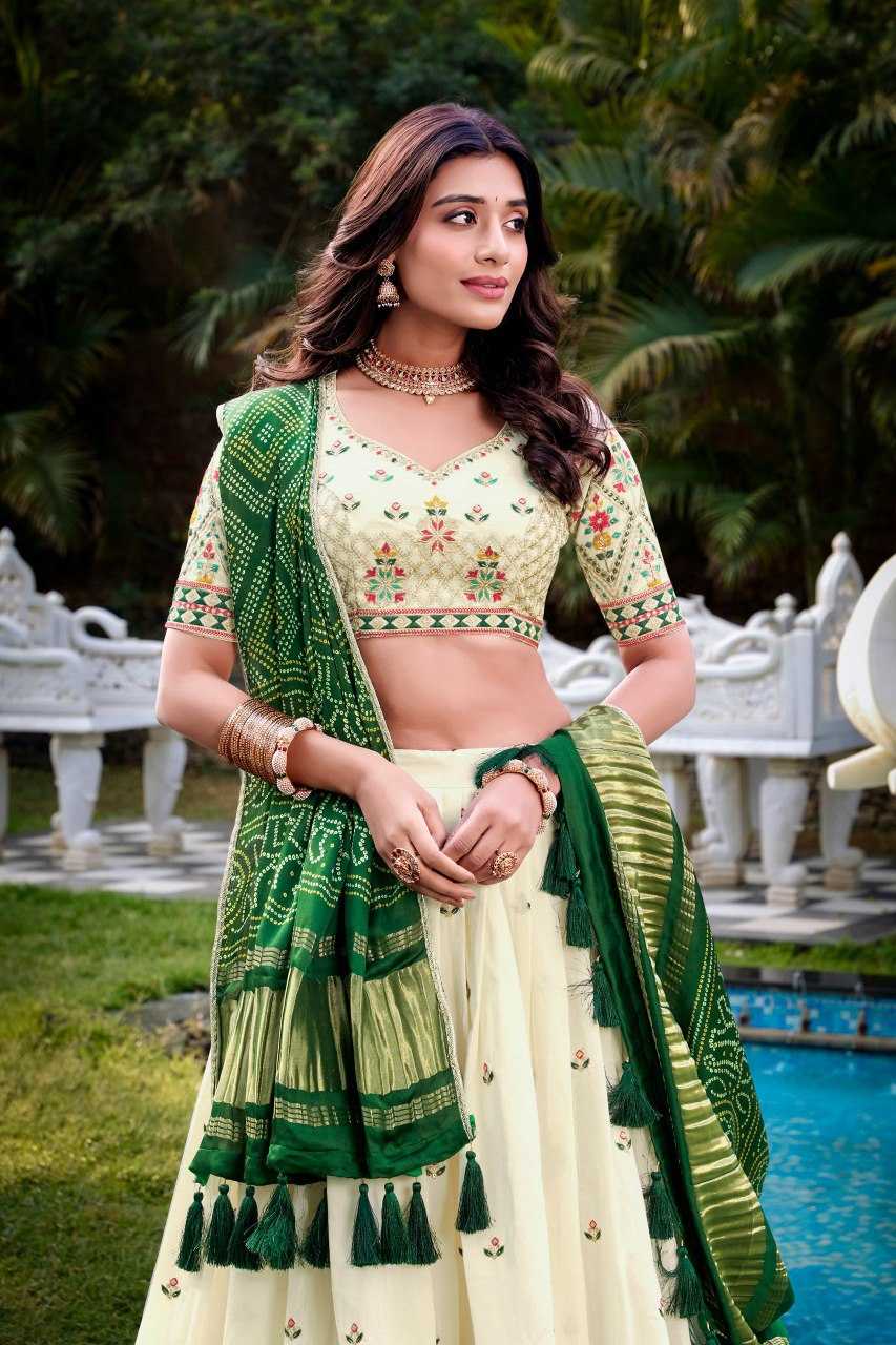 Ynf Khadi Cotton KESH134 1437 Lehengas Wholesale Fancy Lehenga Embroidered Lehenga Thread Work Lehenga Sequins Lehenga Manufacturer