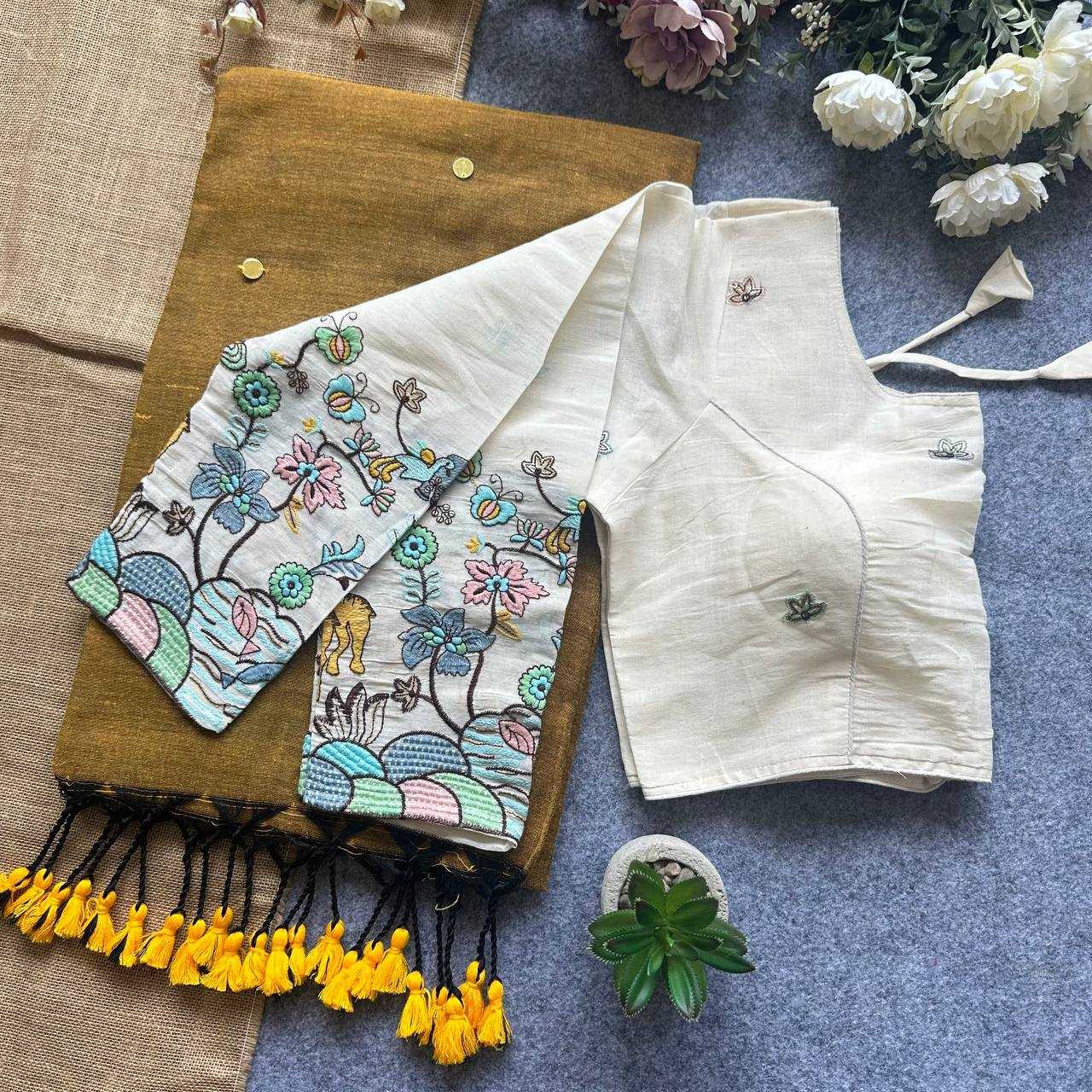 Ynf Khadi Cotton KESH388 hk40 Sarees Wholesale Fancy Sarees Sarees With Blouse Manufacturer