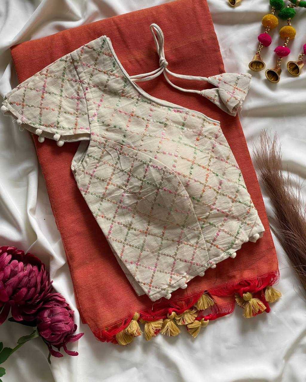 Ynf Khadi Cotton KESH388 LK01 Sarees Wedding Collections Festive Collections Wholesale Cotton Sarees Casual Sarees Sarees With Blouse Manufacturer