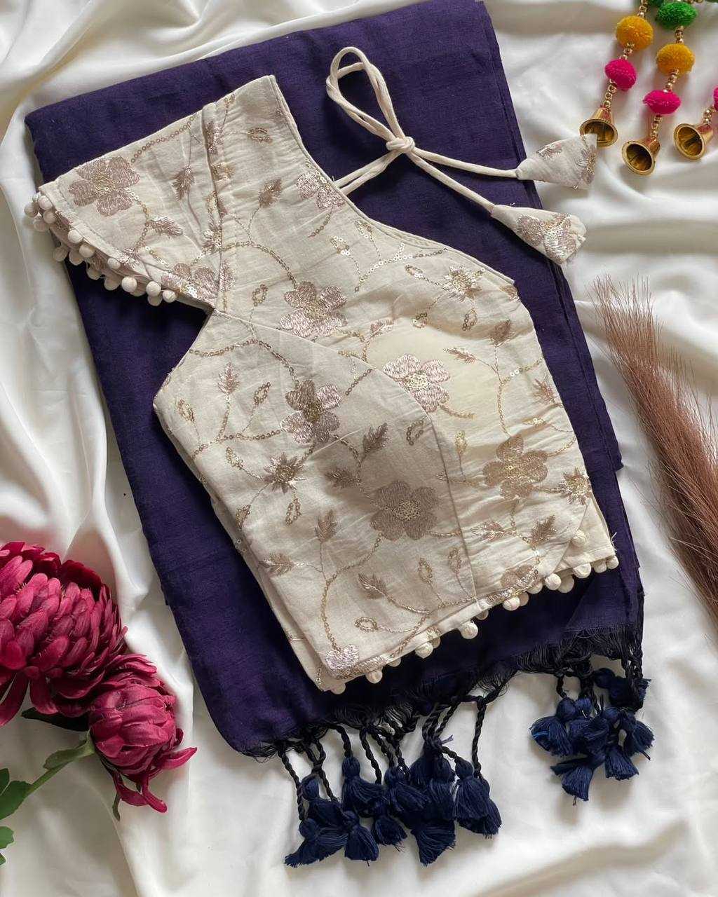 Ynf Khadi Cotton KESH388 LK01 Sarees Wedding Collections Festive Collections Wholesale Cotton Sarees Casual Sarees Sarees With Blouse Manufacturer