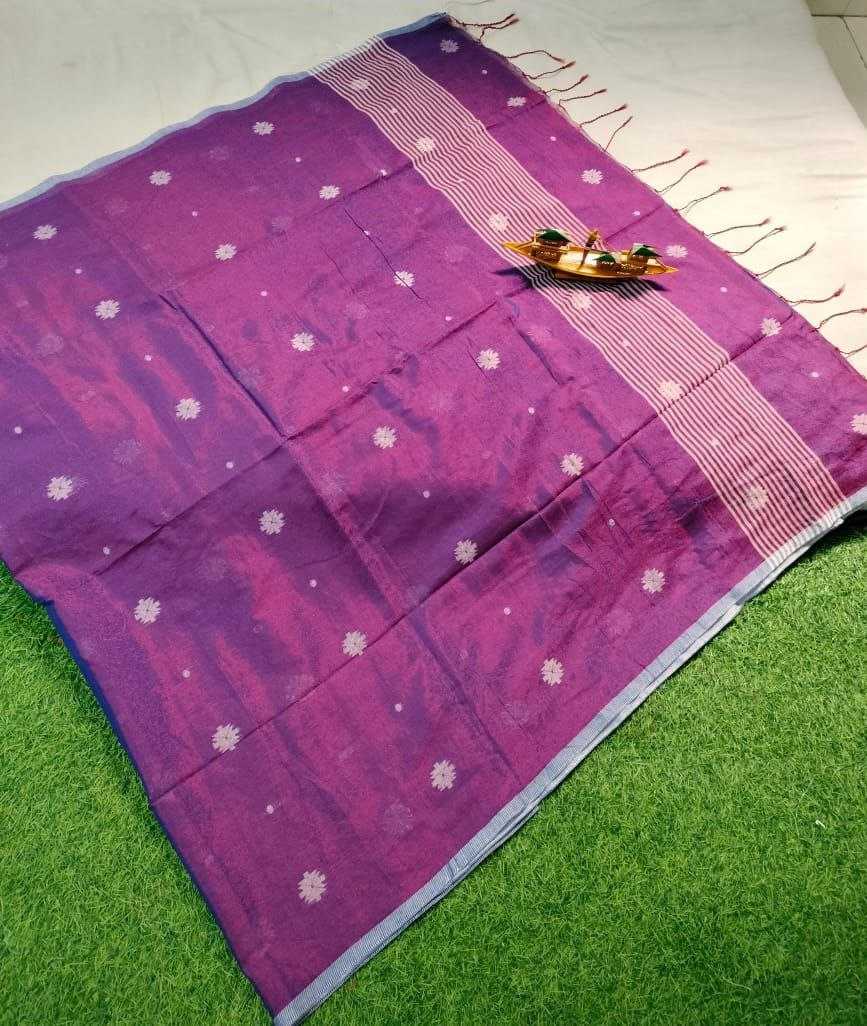 Ynf Khadi Cotton KESH525 KHADI RAGA FULL BUTTI Sarees Wholesale Cotton Sarees Lightweight Sarees Manufacturer