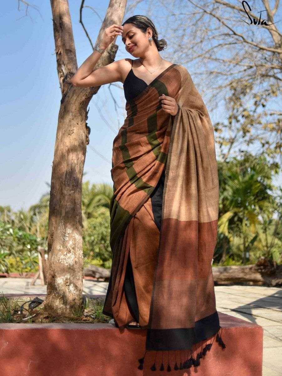 Ynf Khadi Cotton KESH525 MULTICOLOR KHADI Sarees Wholesale Cotton Sarees Lightweight Sarees Manufacturer