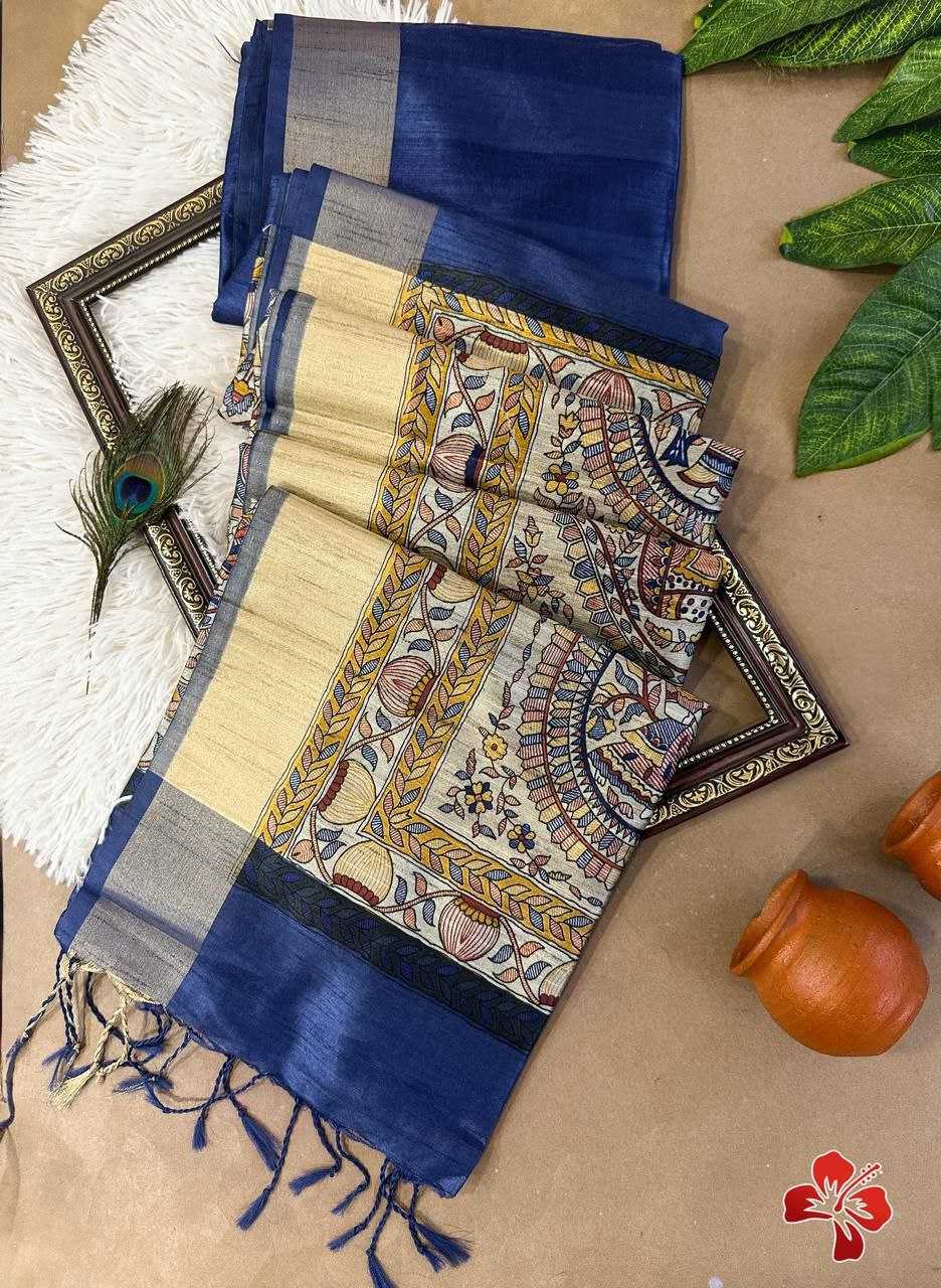 Ynf Khadi KESH532 MULLAI TUSSAR 101 Silk Sarees Wholesale Khadi Silk Sarees Printed Silk Saree Fancy Printed Silk Sarees Manufacturer