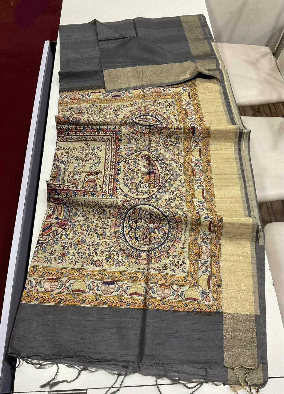 Ynf Khadi KESH532 MULLAI TUSSAR 101 Silk Sarees Wholesale Khadi Silk Sarees Printed Silk Saree Fancy Printed Silk Sarees Manufacturer