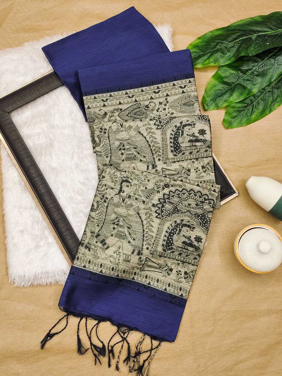 Ynf Khadi KESH532 MULLAI TUSSAR 104 Silk Sarees Wholesale Khadi Silk Sarees Printed Silk Saree Fancy Printed Silk Sarees Manufacturer