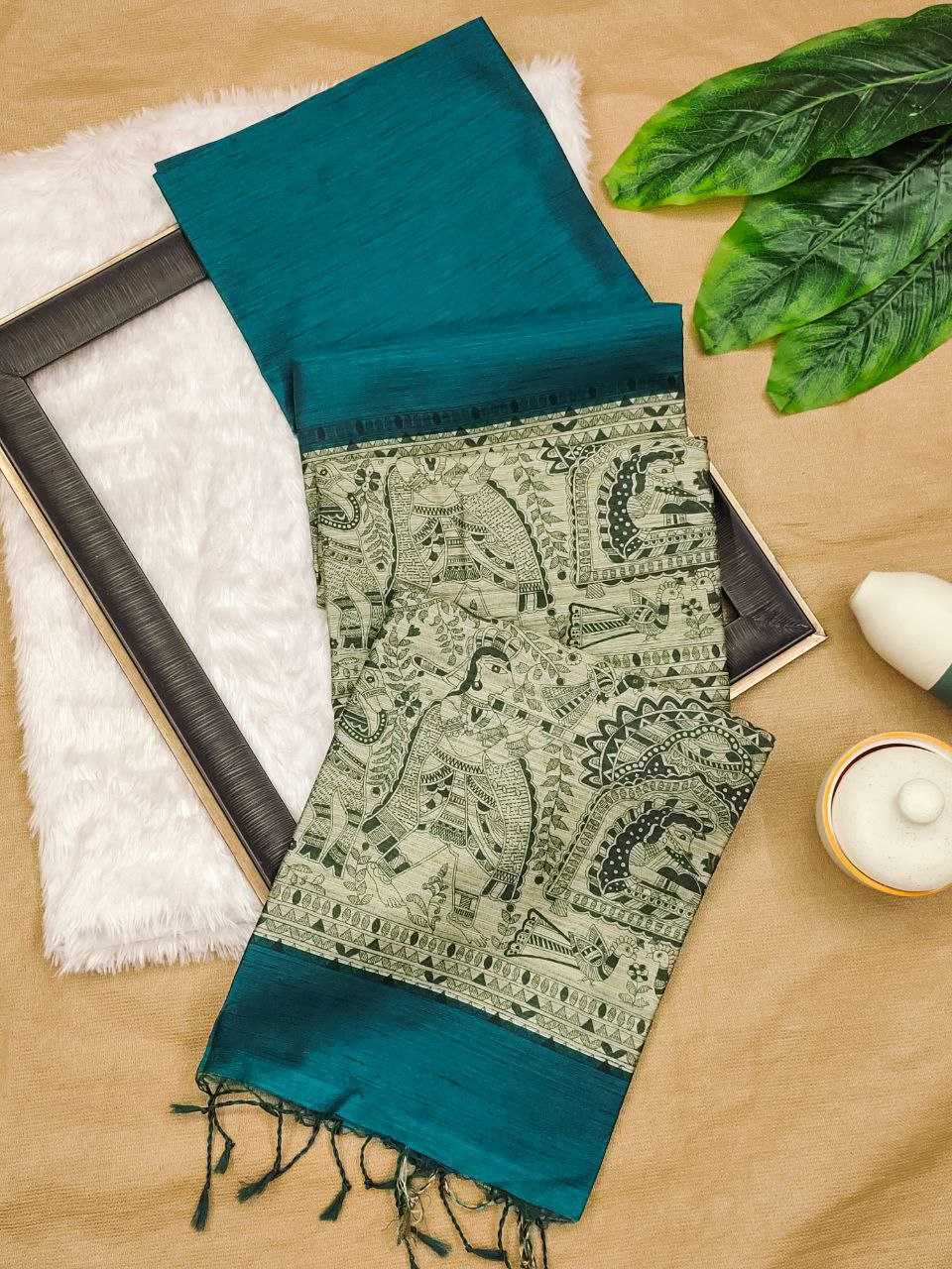 Ynf Khadi KESH532 MULLAI TUSSAR 104 Silk Sarees Wholesale Khadi Silk Sarees Printed Silk Saree Fancy Printed Silk Sarees Manufacturer