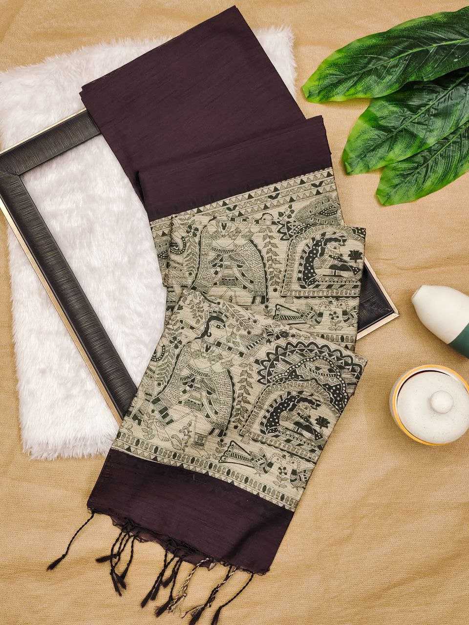 Ynf Khadi KESH532 MULLAI TUSSAR 104 Silk Sarees Wholesale Khadi Silk Sarees Printed Silk Saree Fancy Printed Silk Sarees Manufacturer