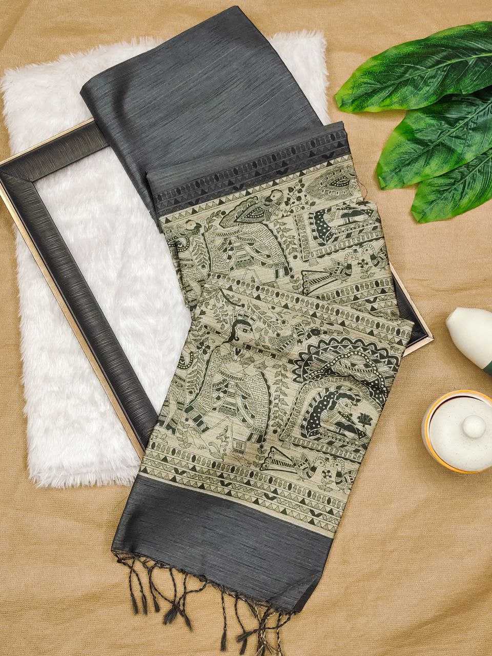 Ynf Khadi KESH532 MULLAI TUSSAR 104 Silk Sarees Wholesale Khadi Silk Sarees Printed Silk Saree Fancy Printed Silk Sarees Manufacturer
