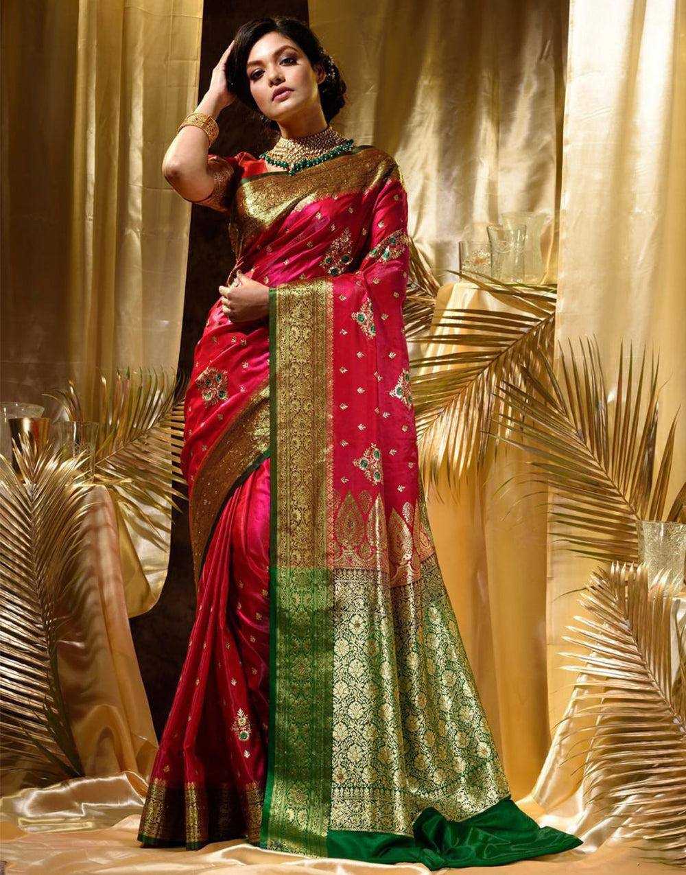 Ynf Lichi Silk KESH551 227 Silk Sarees Wholesale Heavy Silk Sarees Manufacturer
