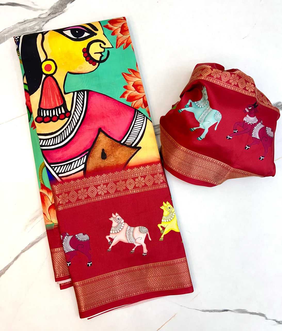 Ynf Lichi Silk RIN225 925 Sarees Wedding Collections Festive Collections Wholesale Printed Sarees Silk Sarees Sarees With Blouse Manufacturer