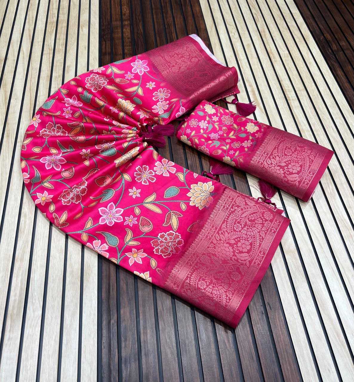 Ynf Lichi Silk RIN225 941 Silk Sarees Wedding Collections Festive Collections Wholesale Tussar Silk Sarees Printed Silk Saree Silk Sarees With Blouse Manufacturer