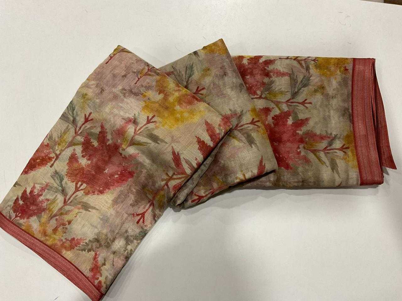 Ynf Linen KESH484 PLEASANT Sarees Wholesale Printed Sarees Hand Work Sarees Linen Sarees Manufacturer