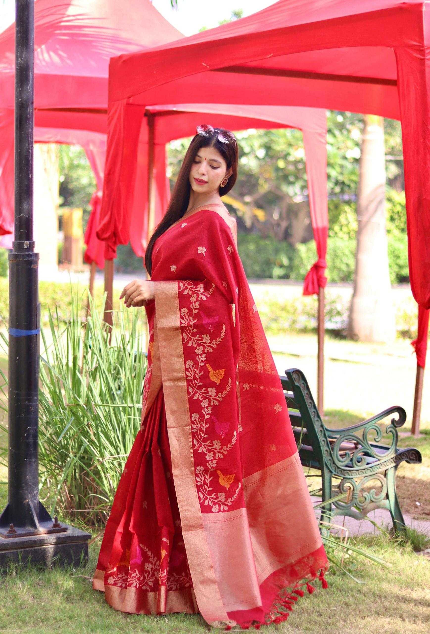 Ynf Linen KESH532 CHIDIYA SILK Sarees Wholesale Designer Sarees Party Wear Sarees Fancy Sarees Manufacturer