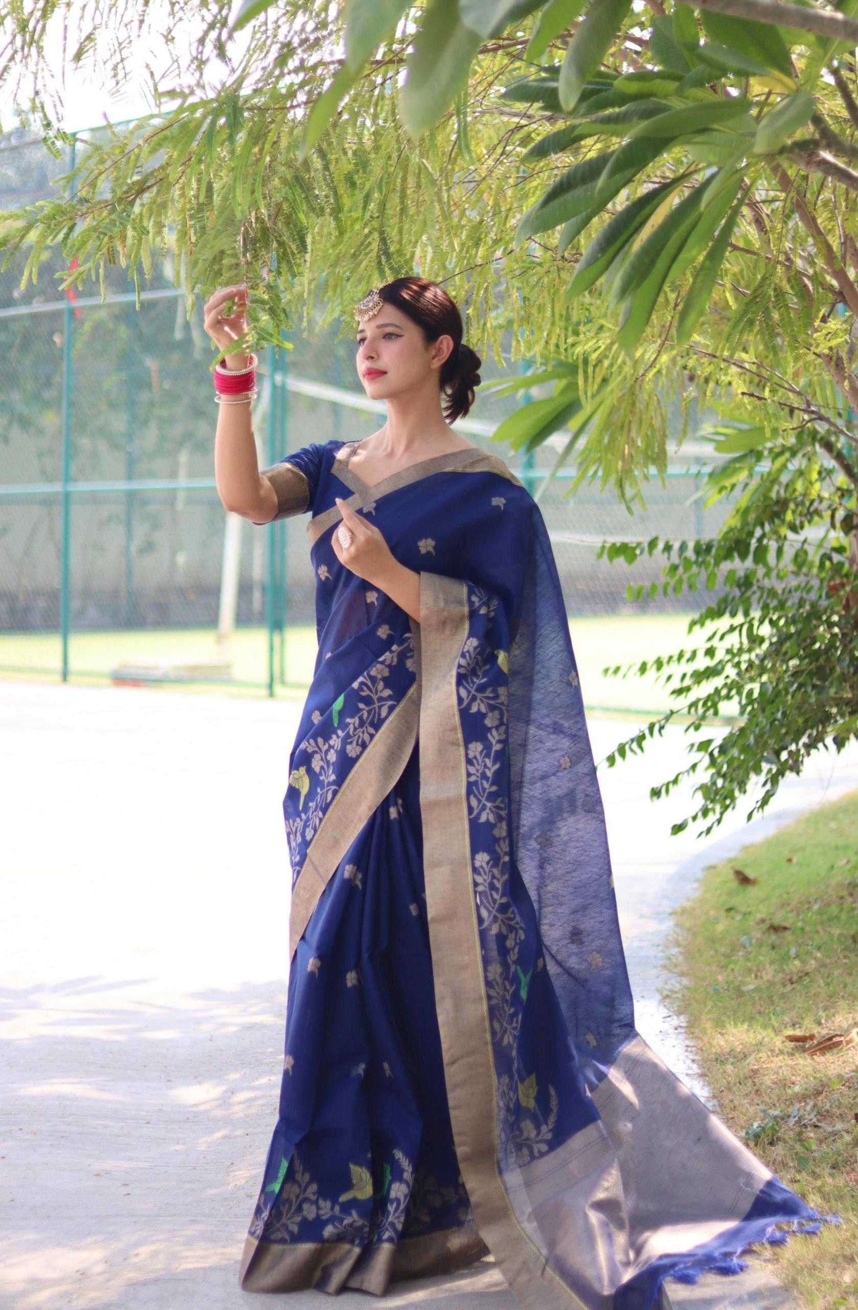 Ynf Linen KESH532 CHIDIYA SILK Sarees Wholesale Designer Sarees Party Wear Sarees Fancy Sarees Manufacturer