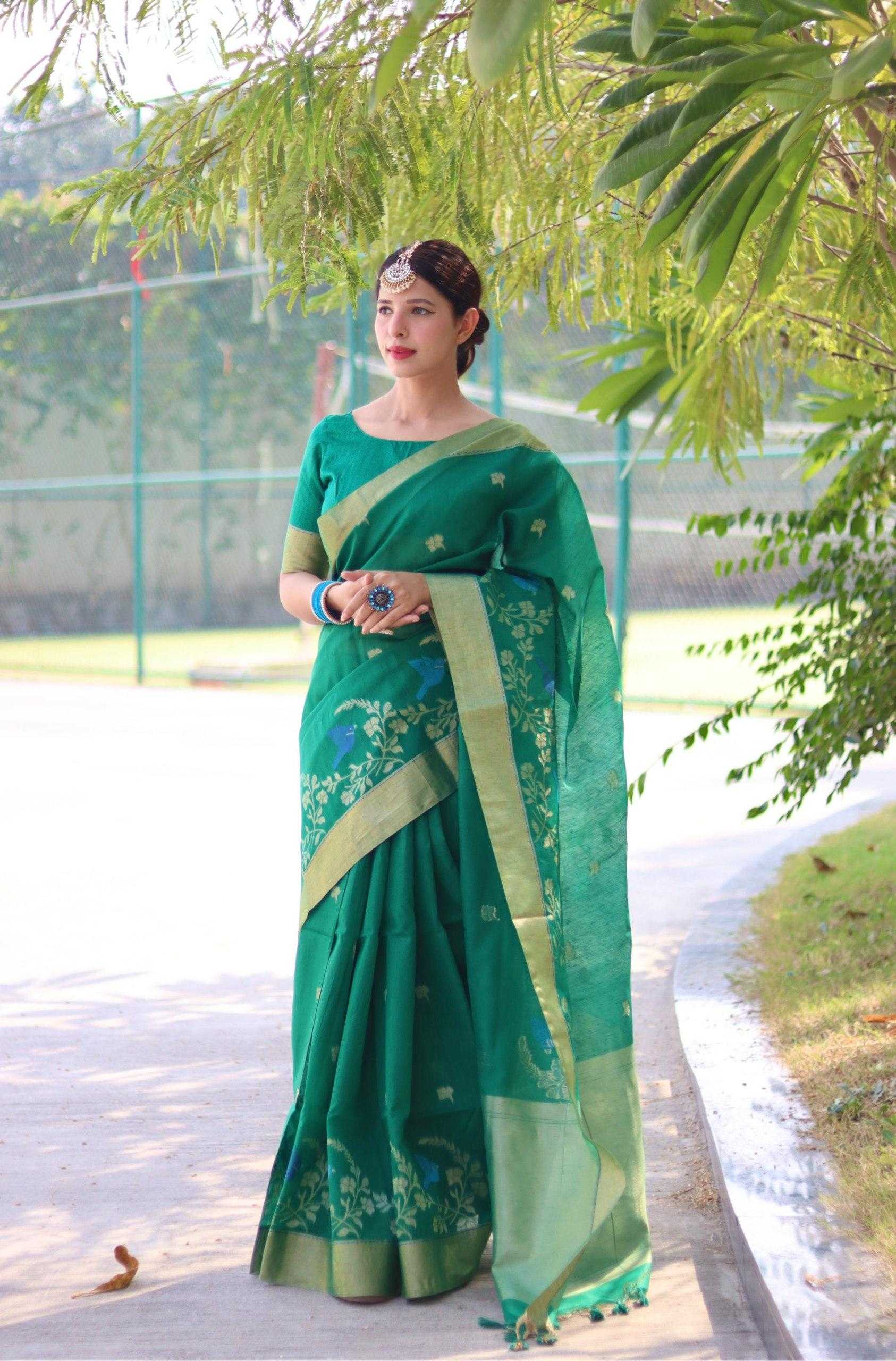 Ynf Linen KESH532 CHIDIYA SILK Sarees Wholesale Designer Sarees Party Wear Sarees Fancy Sarees Manufacturer
