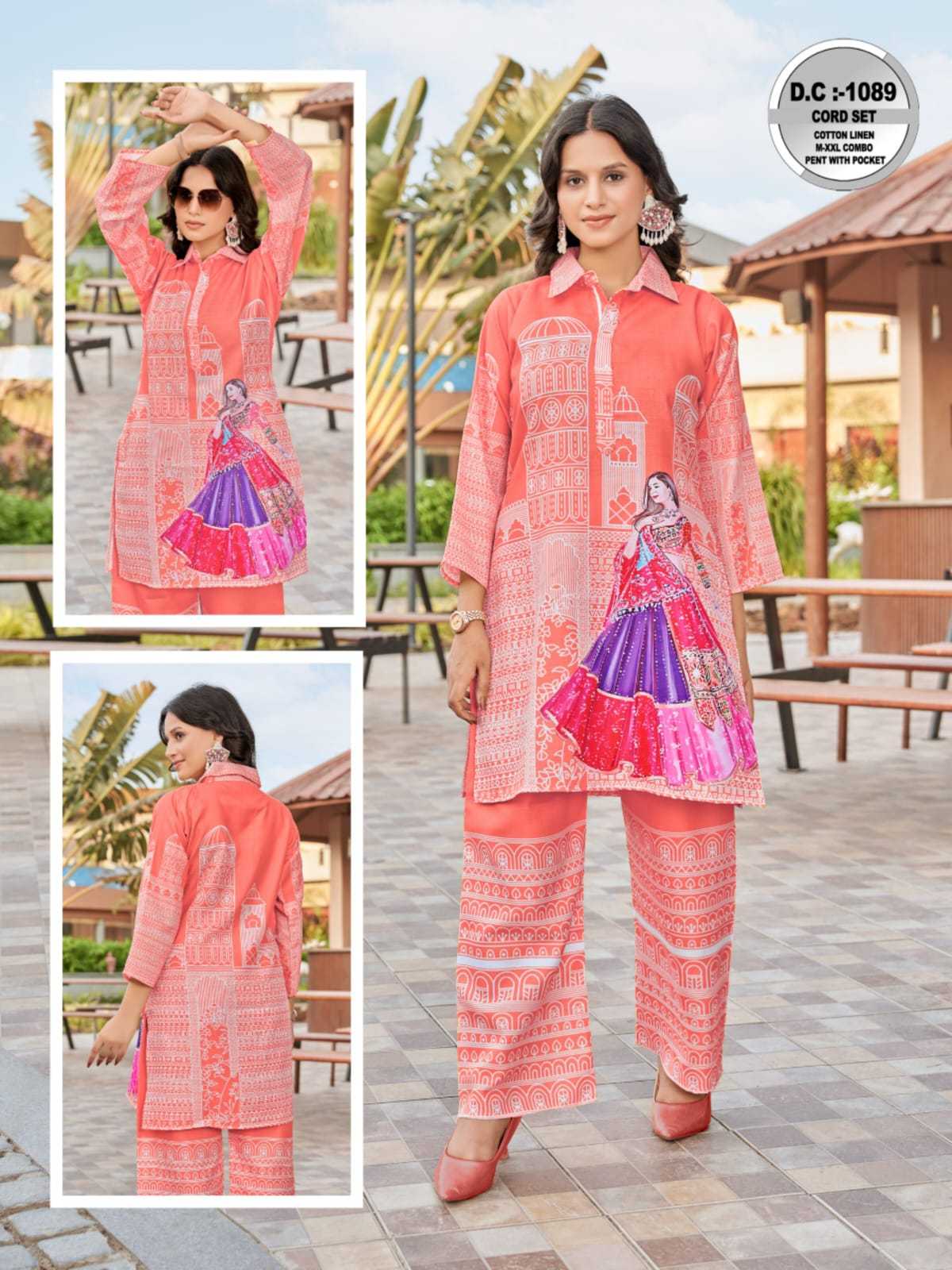 Ynf Linen RIN190 BL Setwise Collections Wholesale Kurtis Catalogs Manufacturer