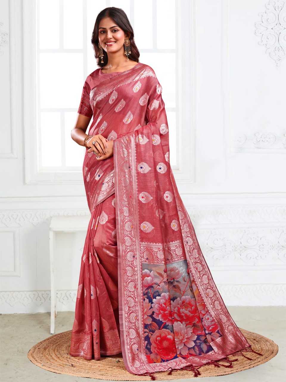 Ynf Linen RIN197 3048 Sarees Wholesale Designer Sarees Fancy Sarees Bridal Sarees Manufacturer