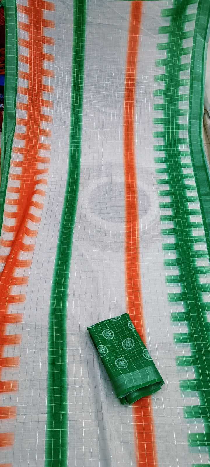 Ynf Linen RIN203 INDIA Sarees Festive Collections Wholesale Indian Sarees Linen Sarees Independence Day Collections Manufacturer