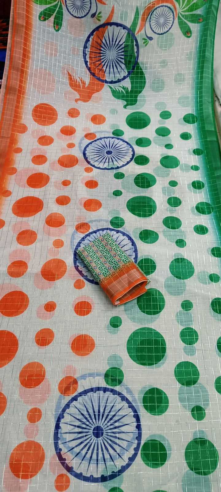 Ynf Linen RIN203 INDIA Sarees Festive Collections Wholesale Indian Sarees Linen Sarees Independence Day Collections Manufacturer