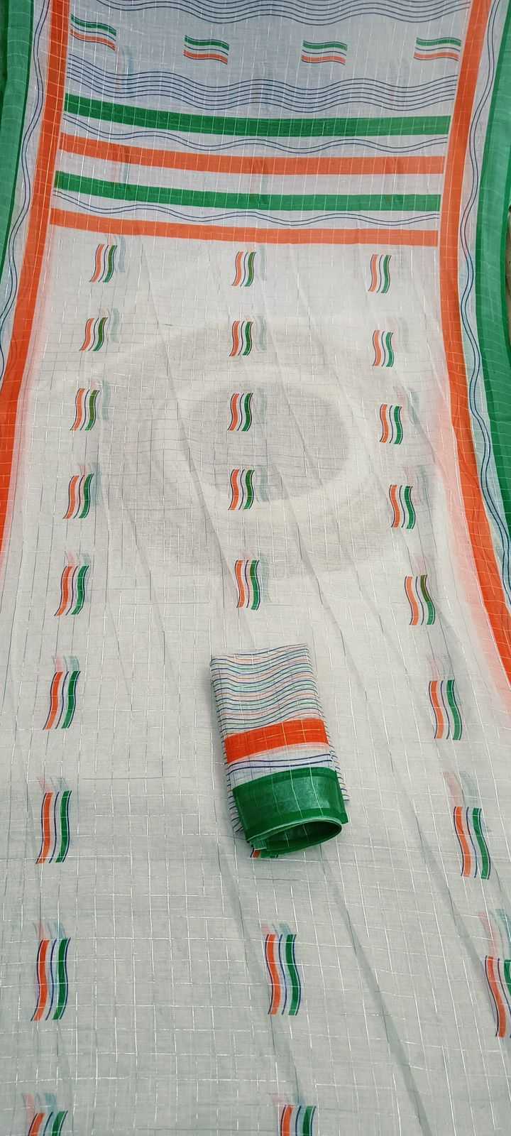 Ynf Linen RIN203 INDIA Sarees Festive Collections Wholesale Indian Sarees Linen Sarees Independence Day Collections Manufacturer