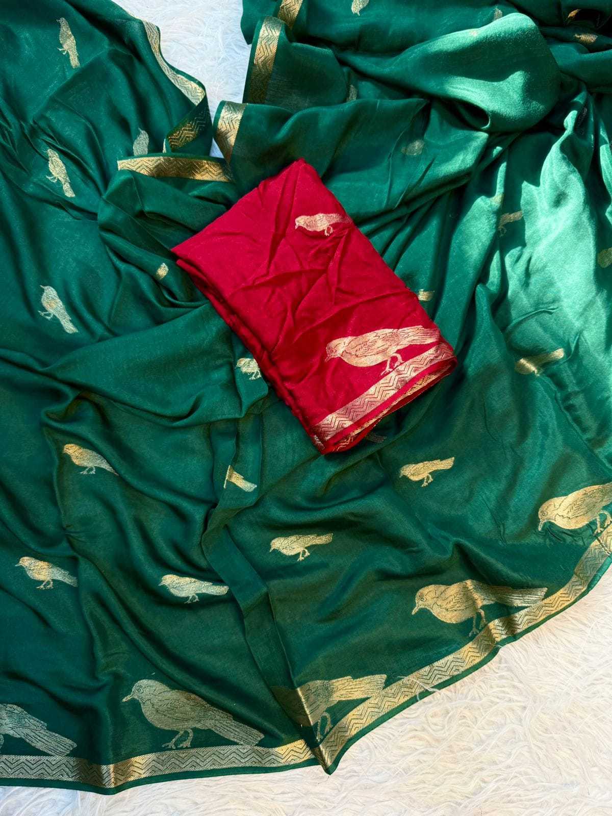 Ynf Muslin Silk RIN178 chidiya Silk Sarees Wholesale Muslin Silk Saree Designer Silk Sarees Silk Sarees For Weddings Manufacturer