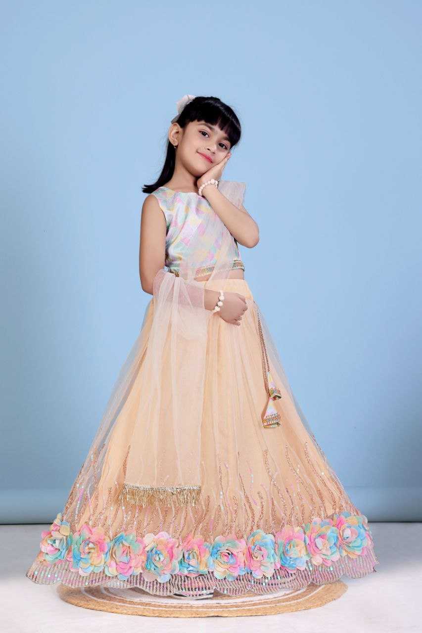 Ynf Net KESH461 109 Kids Wear Wholesale Kids Lehenga Choli Manufacturer