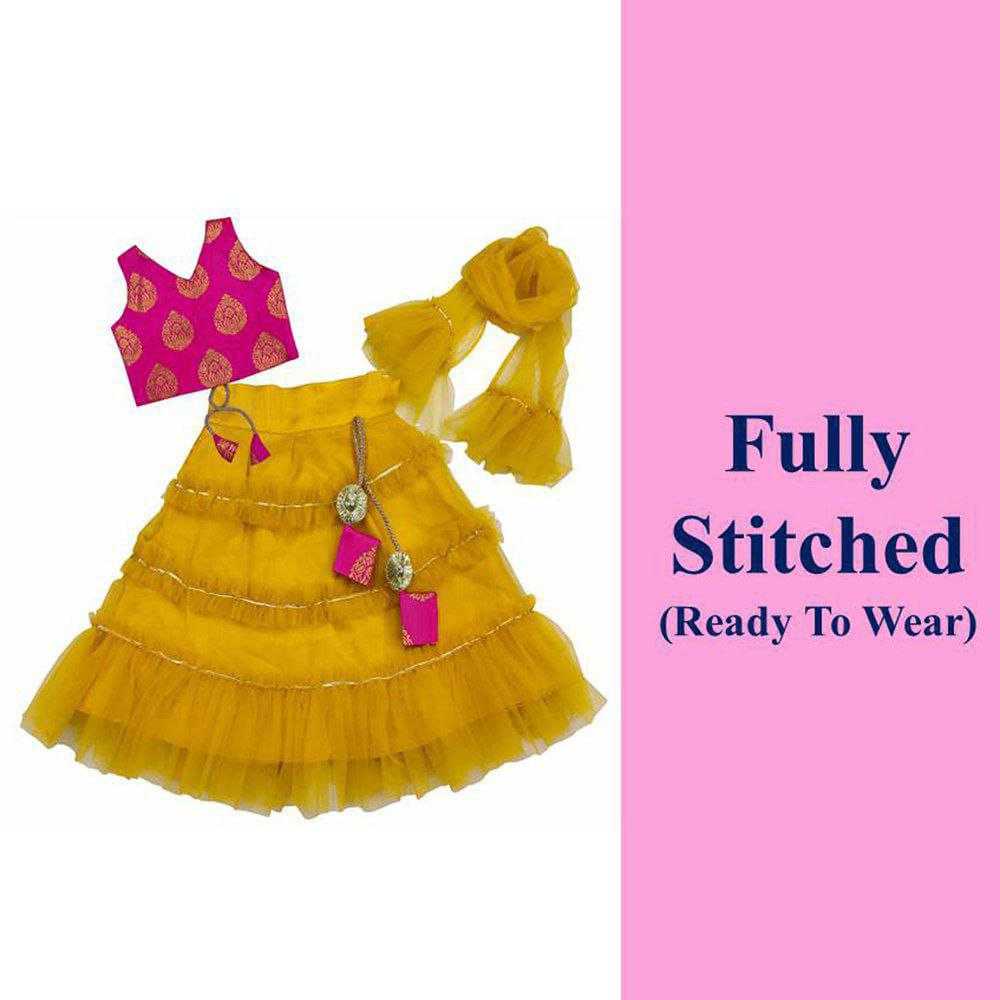 Ynf Net RIN204 DMAR Kids Wear Wholesale Kids Lehenga Kids Lehenga Choli Manufacturer