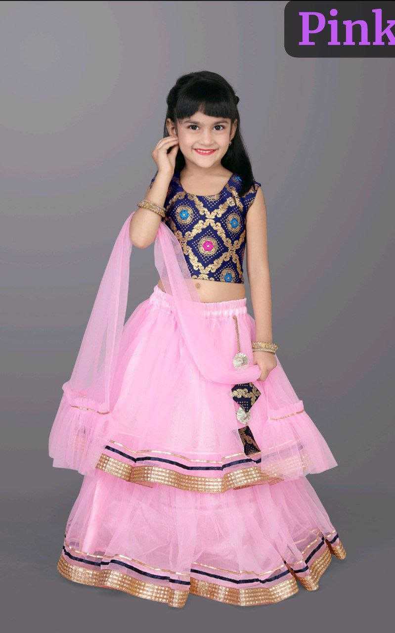 Ynf Net RIN204 NANDINI Kids Wear Festive Collections Wholesale Kids Ghagra Choli Kids Festive Wear Kids Party Wear Ethnic Manufacturer