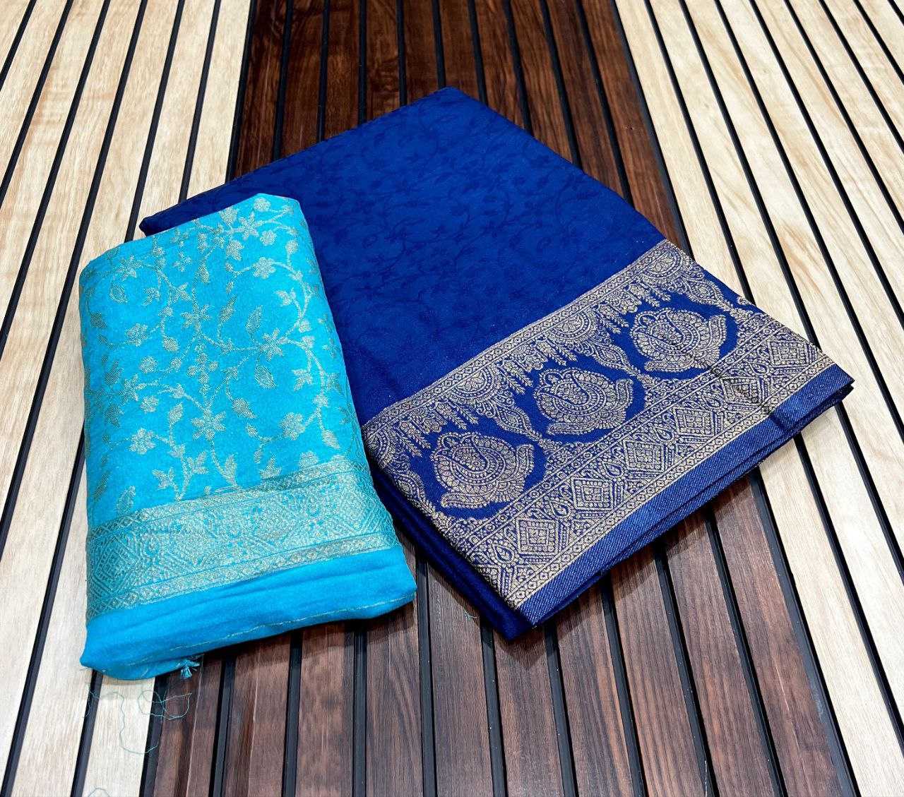 Ynf Nylon RIN225 930 Sarees Wedding Collections Festive Collections Wholesale Nylon Sarees Viscose Saree Sarees With Blouse Manufacturer