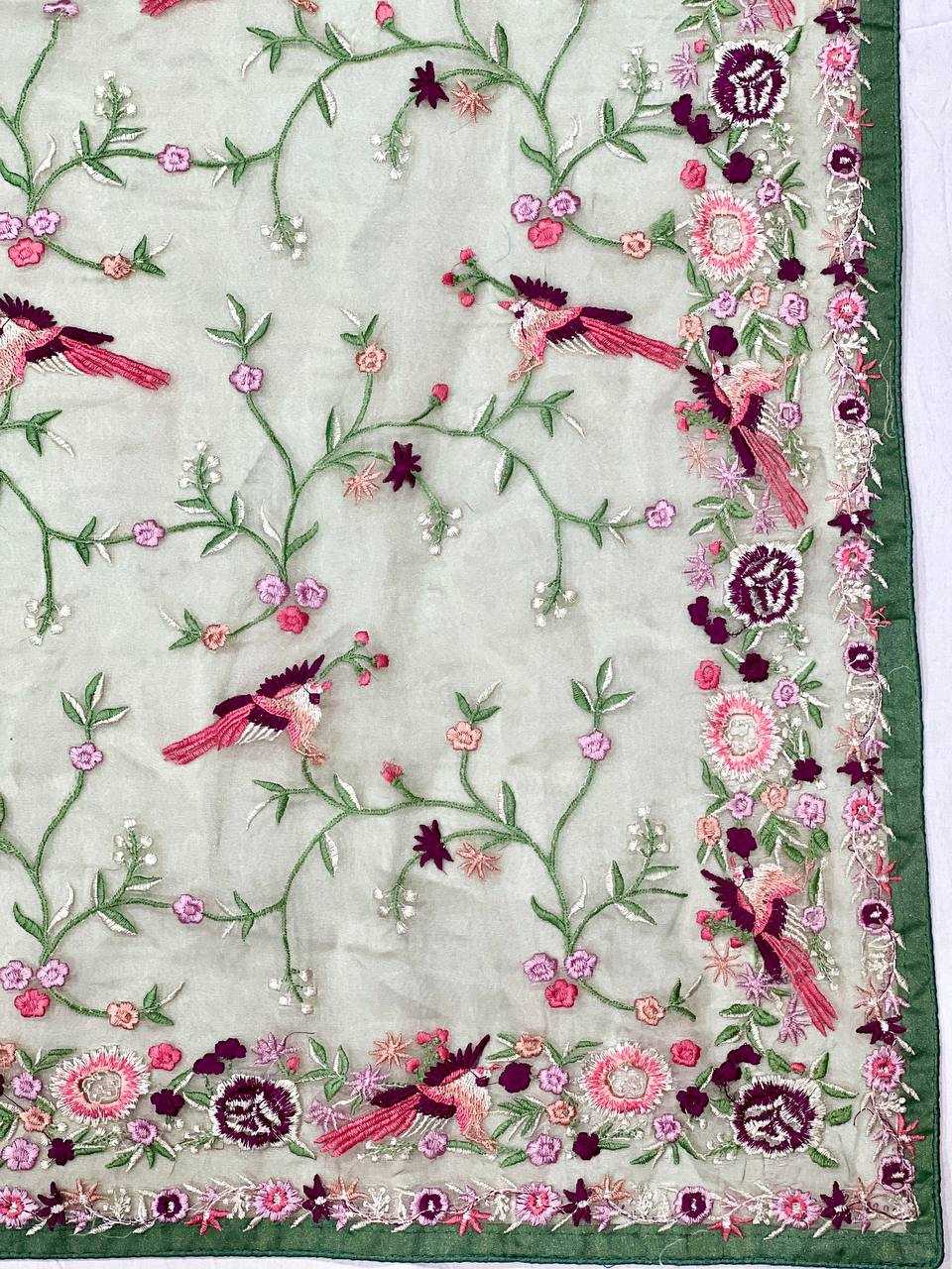 Ynf Organza KESH556 317 Sarees Wholesale Organza Sarees Embroidered Sarees Manufacturer