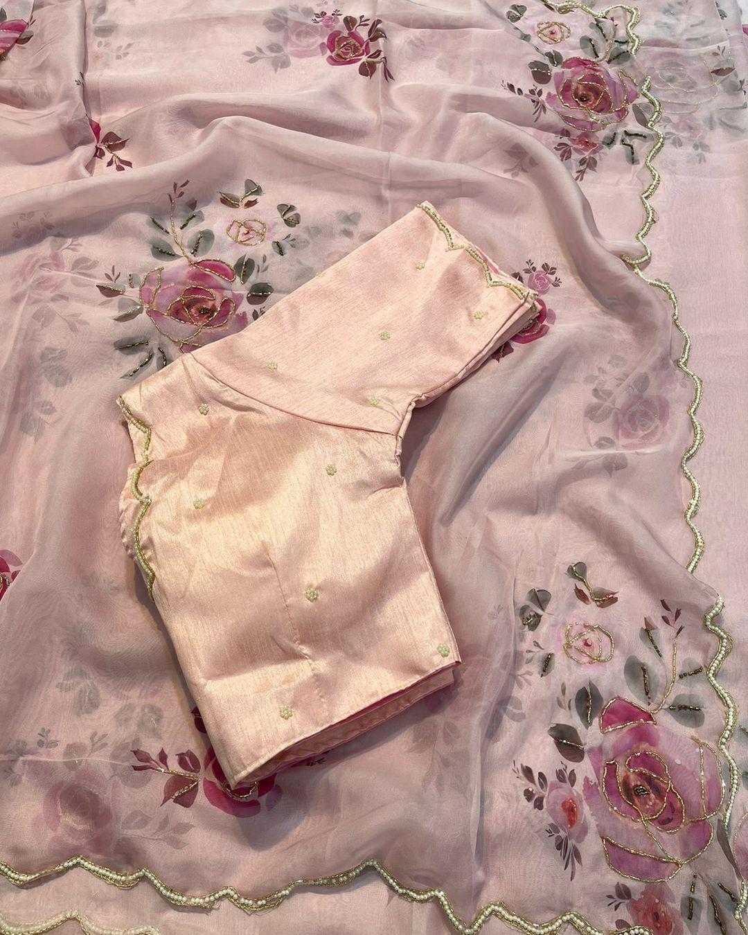 Ynf Organza RIN164 38 Sarees Wholesale Organza Sarees Hand Work Sarees Satin Sarees Manufacturer