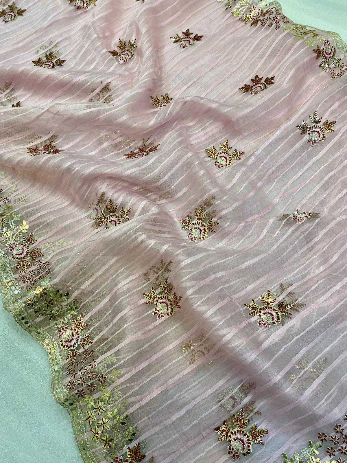 Ynf Organza RIN164 thread work Sarees Festive Collections Wholesale Designer Sarees Organza Sarees Onam Collections Manufacturer