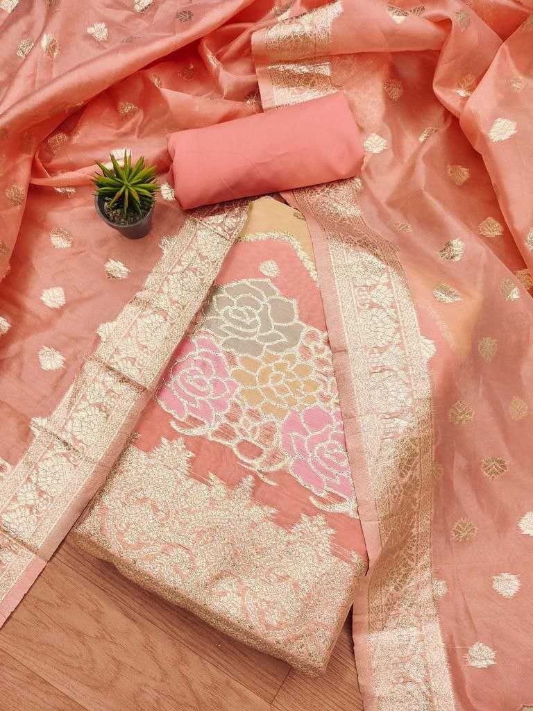 Ynf Organza RIN221 Organza suit 4 Suits & Dresses Wedding Collections Festive Collections Wholesale Ladies Suits Suit Material Wedding Outfits Manufacturer
