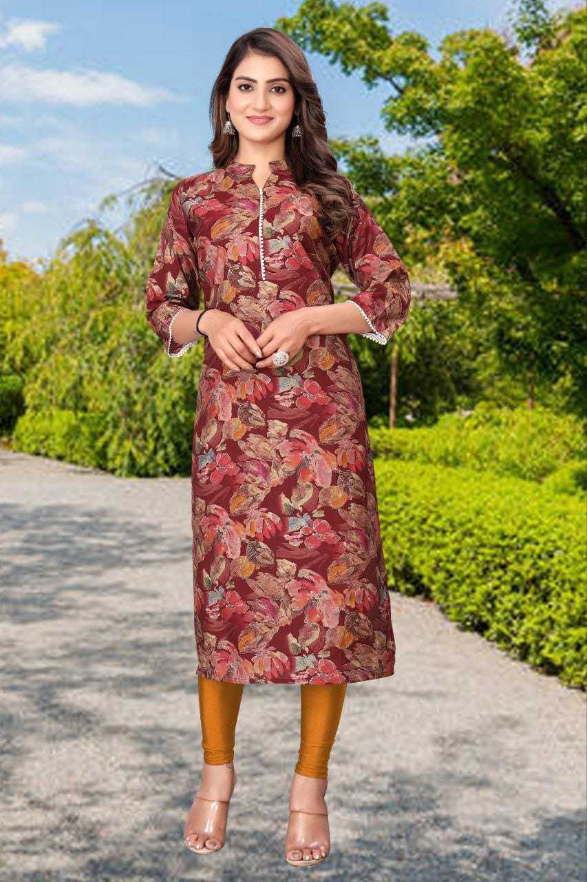 Ynf Organza RIN222 BS-84 Kurti Wholesale Party Wear Kurtis Designer Kurtis Printed Kurtis Manufacturer