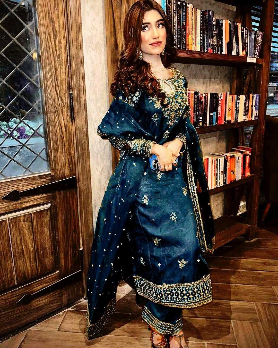 Ynf Organza Silk KESH492 3171 Suits & Dresses Wholesale Ladies Suits Dresses Designer Suits Manufacturer