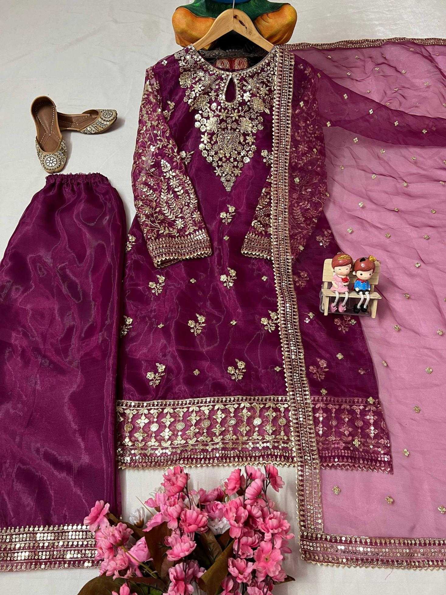 Ynf Organza Silk KESH492 3171 Suits & Dresses Wholesale Ladies Suits Dresses Designer Suits Manufacturer