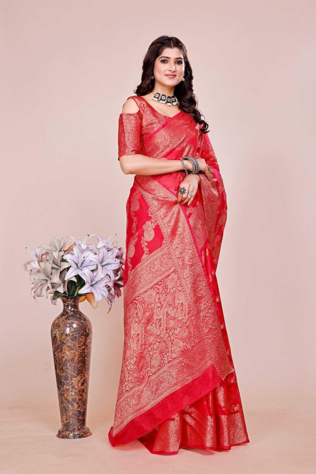 Ynf Organza Silk KESH522 138 Silk Sarees Wholesale Party Wear Silk Sarees Festival Silk Sarees Manufacturer
