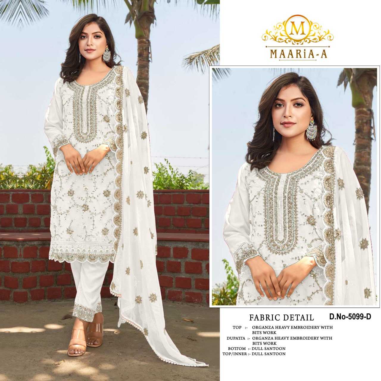 Ynf Organza Silk RIN131 5099 Suits & Dresses Islamic Clothing Festive Collections Wholesale Pakistani Suits Ladies Silk Suit Semi Stitched Suits Manufacturer