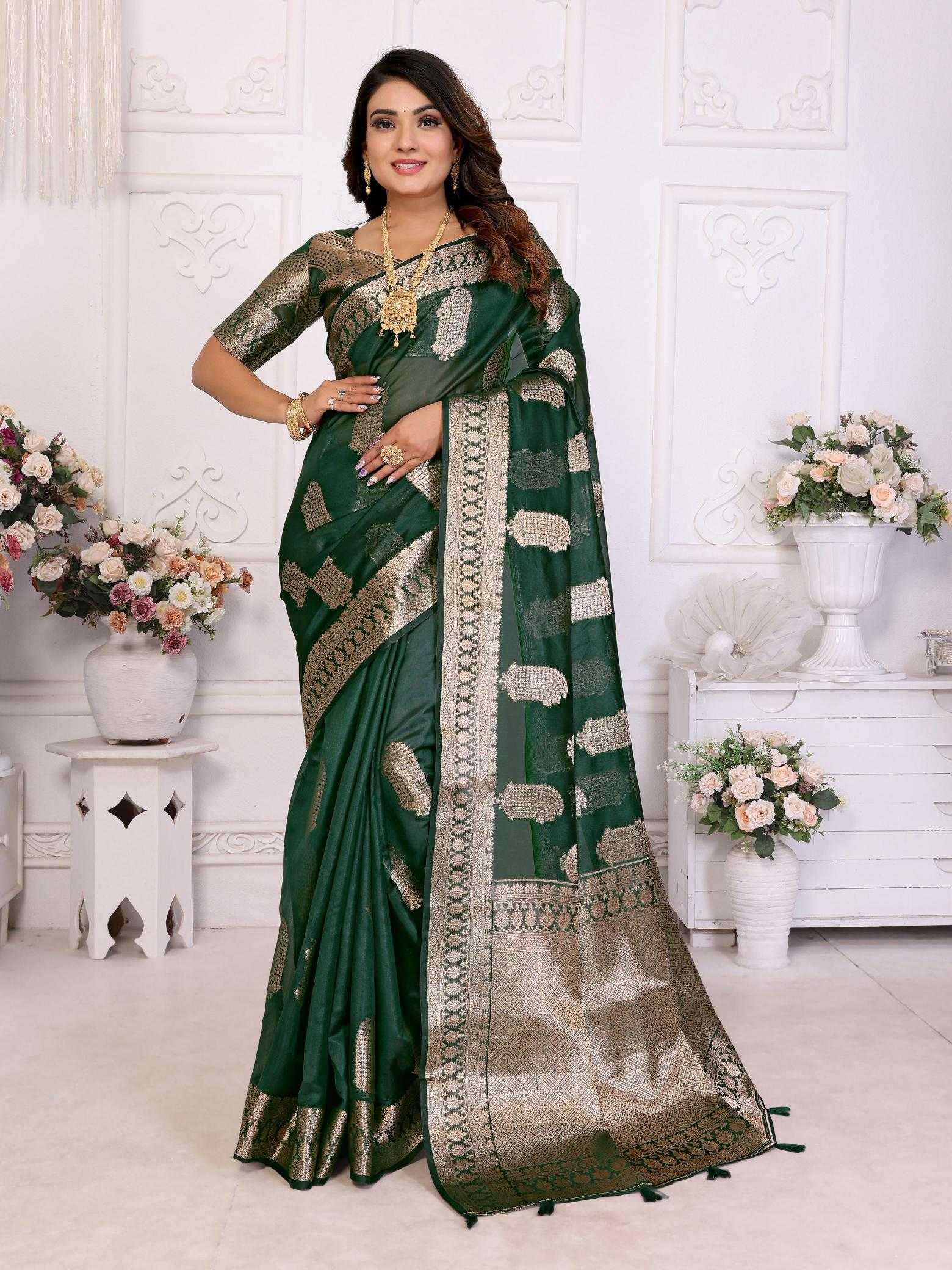 Ynf Organza Silk RIN183 VANSHIKA Silk Sarees Wedding Collections Wholesale Soft Silk Sarees Traditional Silk Sarees Designer Silk Sarees Manufacturer