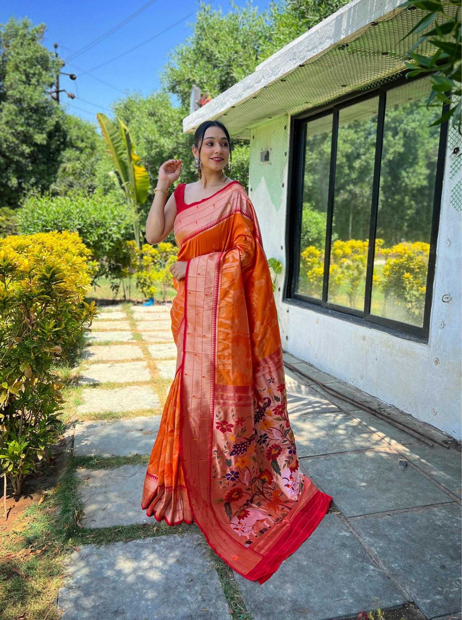 Ynf Paithani Silk KESH249 GAURI Silk Sarees Wholesale Paithani Sarees Soft Silk Sarees Designer Silk Sarees Manufacturer