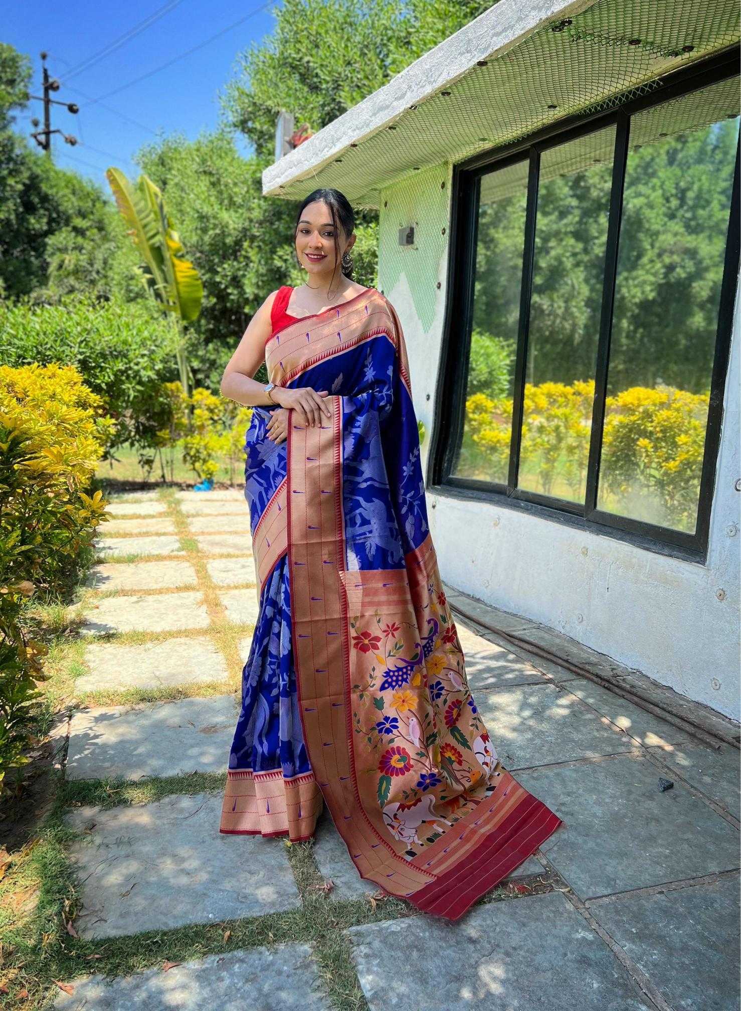 Ynf Paithani Silk KESH249 GAURI Silk Sarees Wholesale Paithani Sarees Soft Silk Sarees Designer Silk Sarees Manufacturer