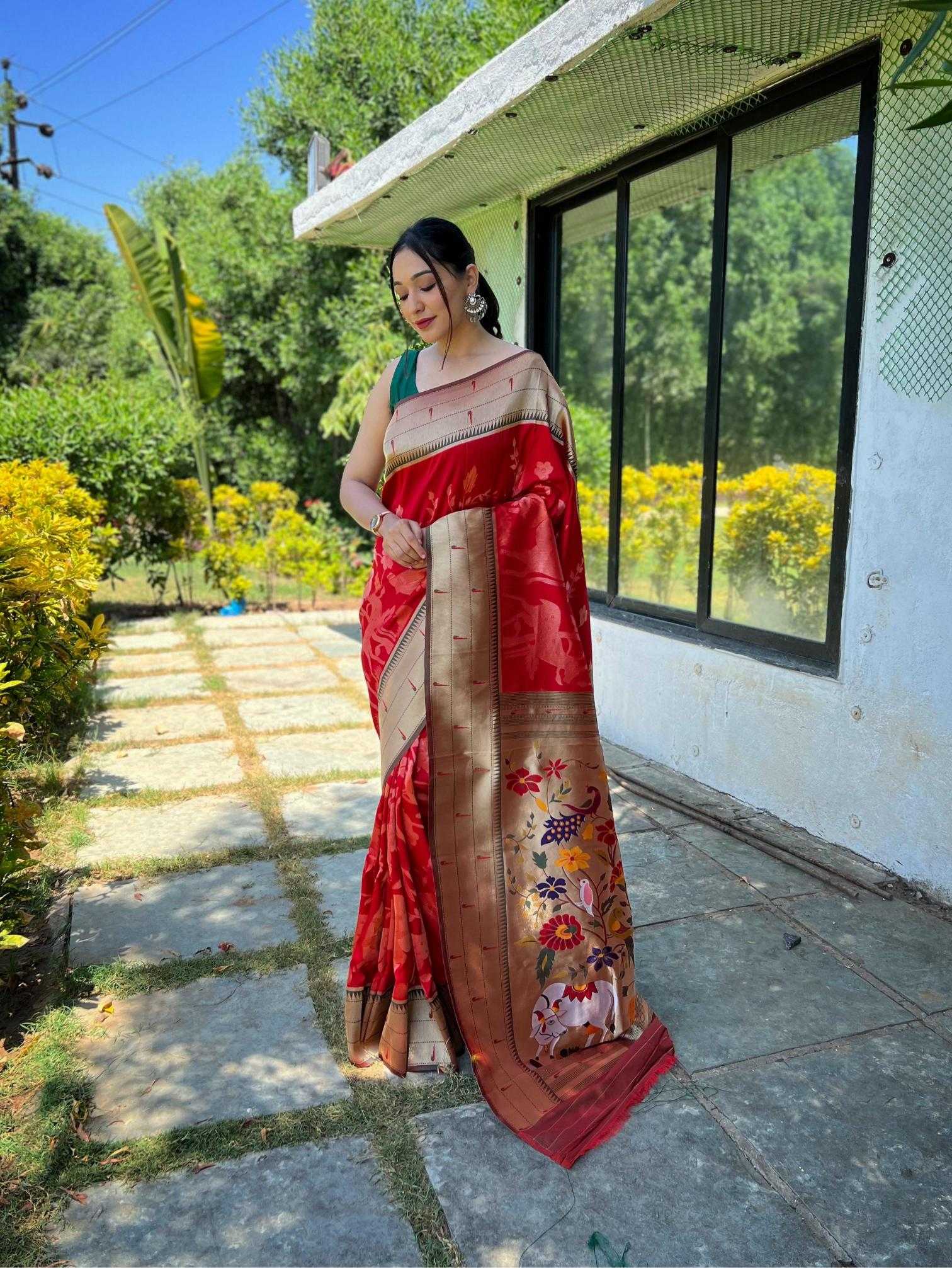 Ynf Paithani Silk KESH249 GAURI Silk Sarees Wholesale Paithani Sarees Soft Silk Sarees Designer Silk Sarees Manufacturer