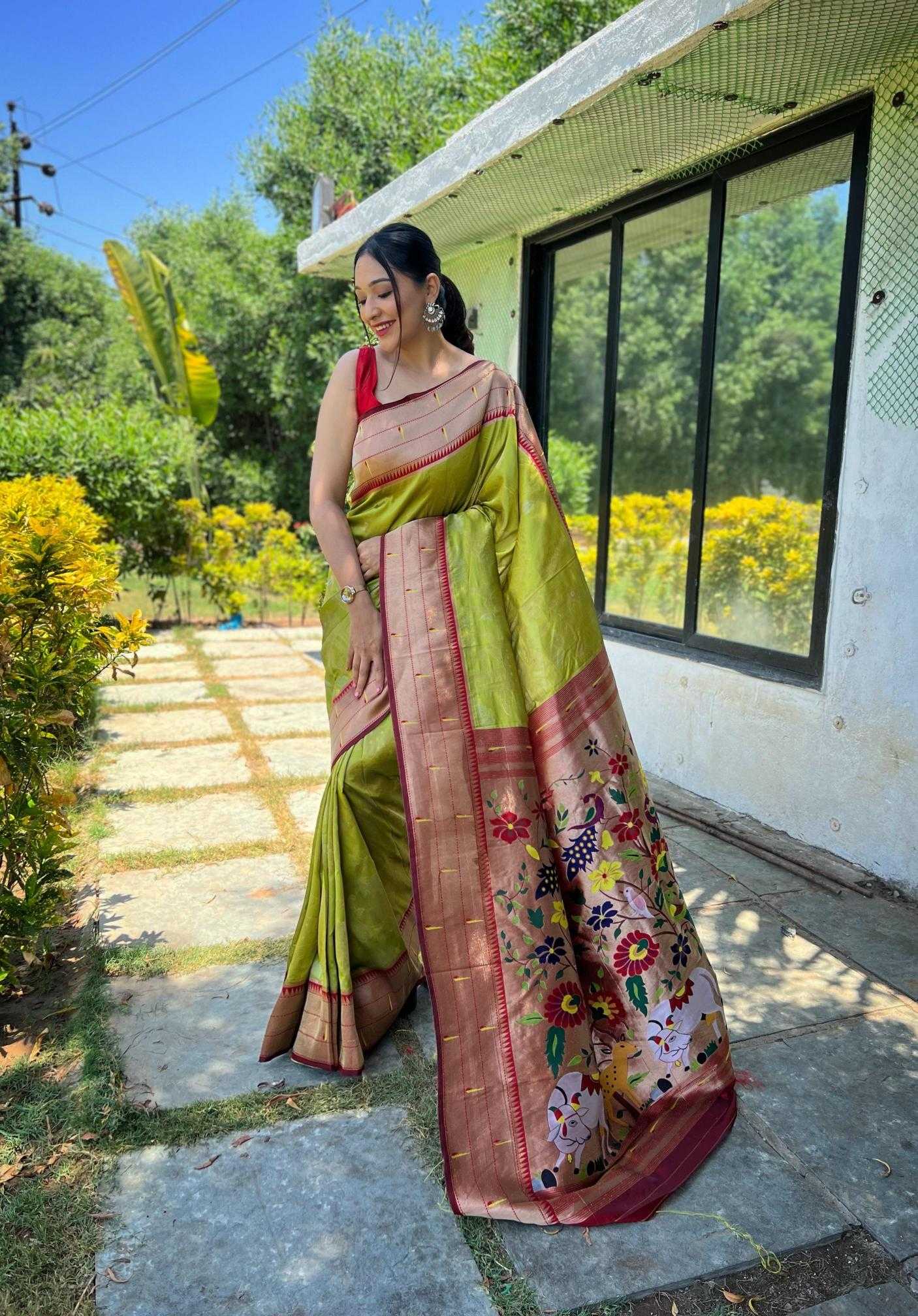 Ynf Paithani Silk KESH249 GAURI Silk Sarees Wholesale Paithani Sarees Soft Silk Sarees Designer Silk Sarees Manufacturer