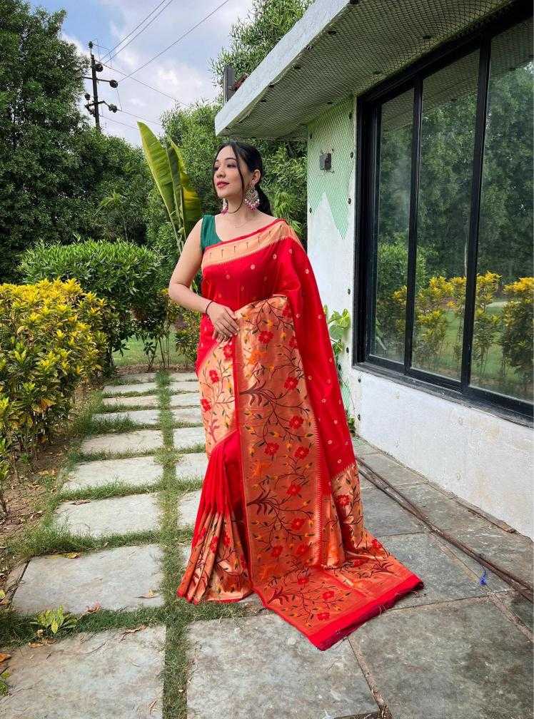 Ynf Paithani Silk KESH249 Gayatri Silk Sarees Wholesale Paithani Sarees Party Wear Silk Sarees Silk Sarees For Weddings Manufacturer