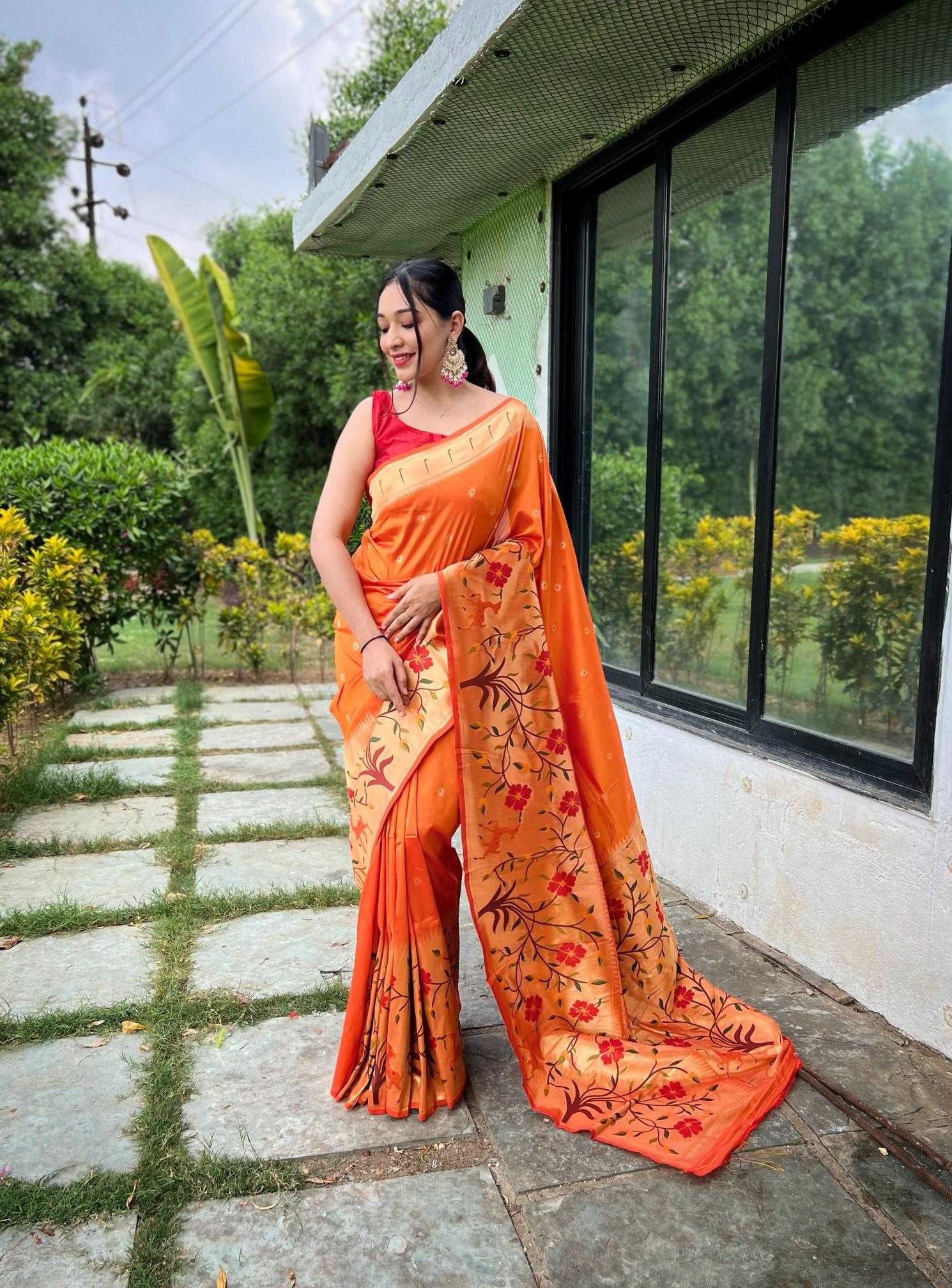 Ynf Paithani Silk KESH249 Gayatri Silk Sarees Wholesale Paithani Sarees Party Wear Silk Sarees Silk Sarees For Weddings Manufacturer