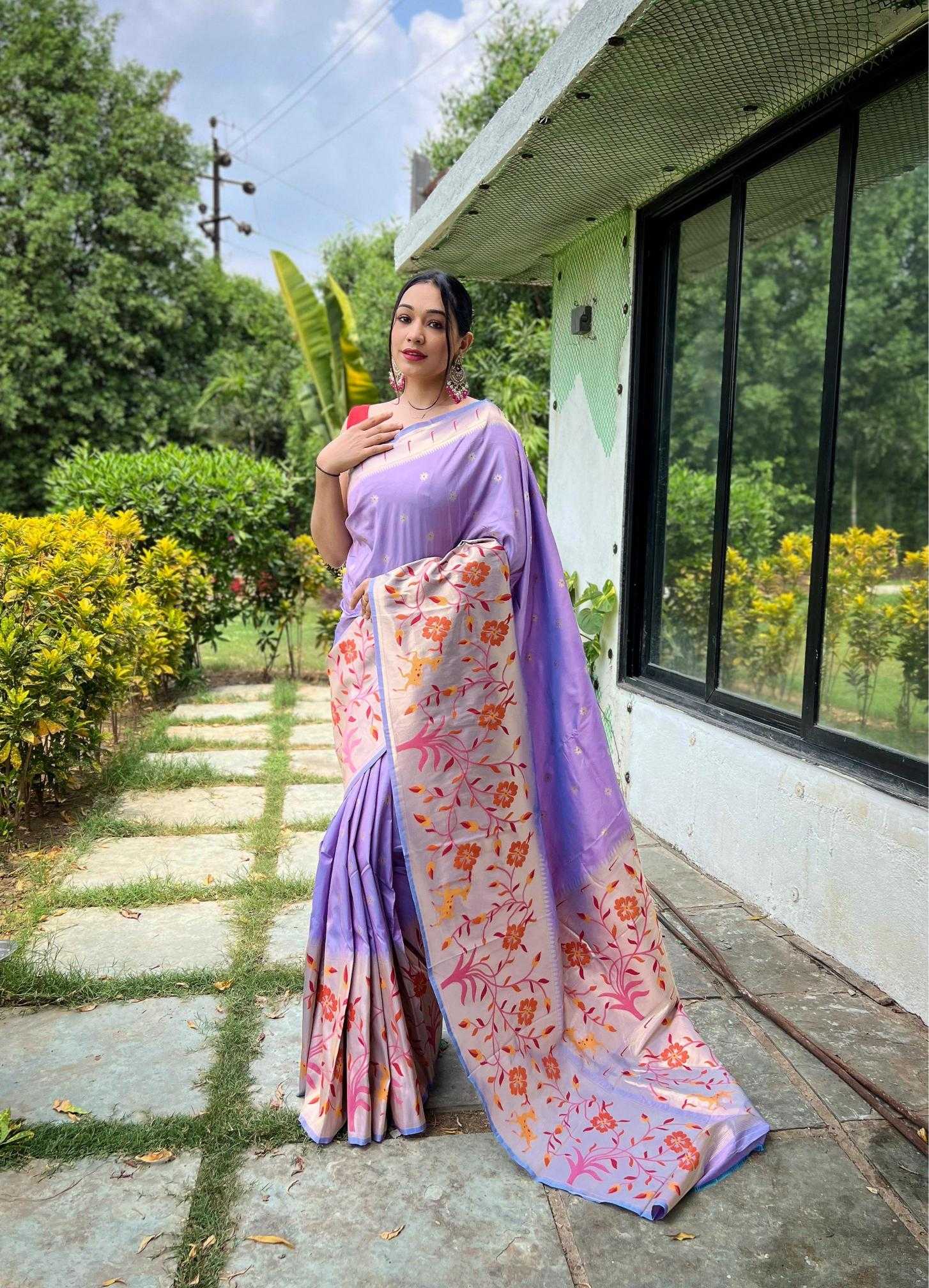 Ynf Paithani Silk KESH249 Gayatri Silk Sarees Wholesale Paithani Sarees Party Wear Silk Sarees Silk Sarees For Weddings Manufacturer